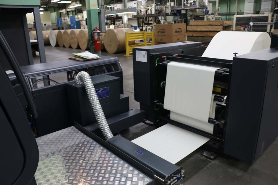 HP Inkjet Webpress T260 printing process